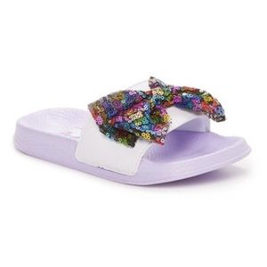 JoJo Siwa Girls Soccer Slide Sandals